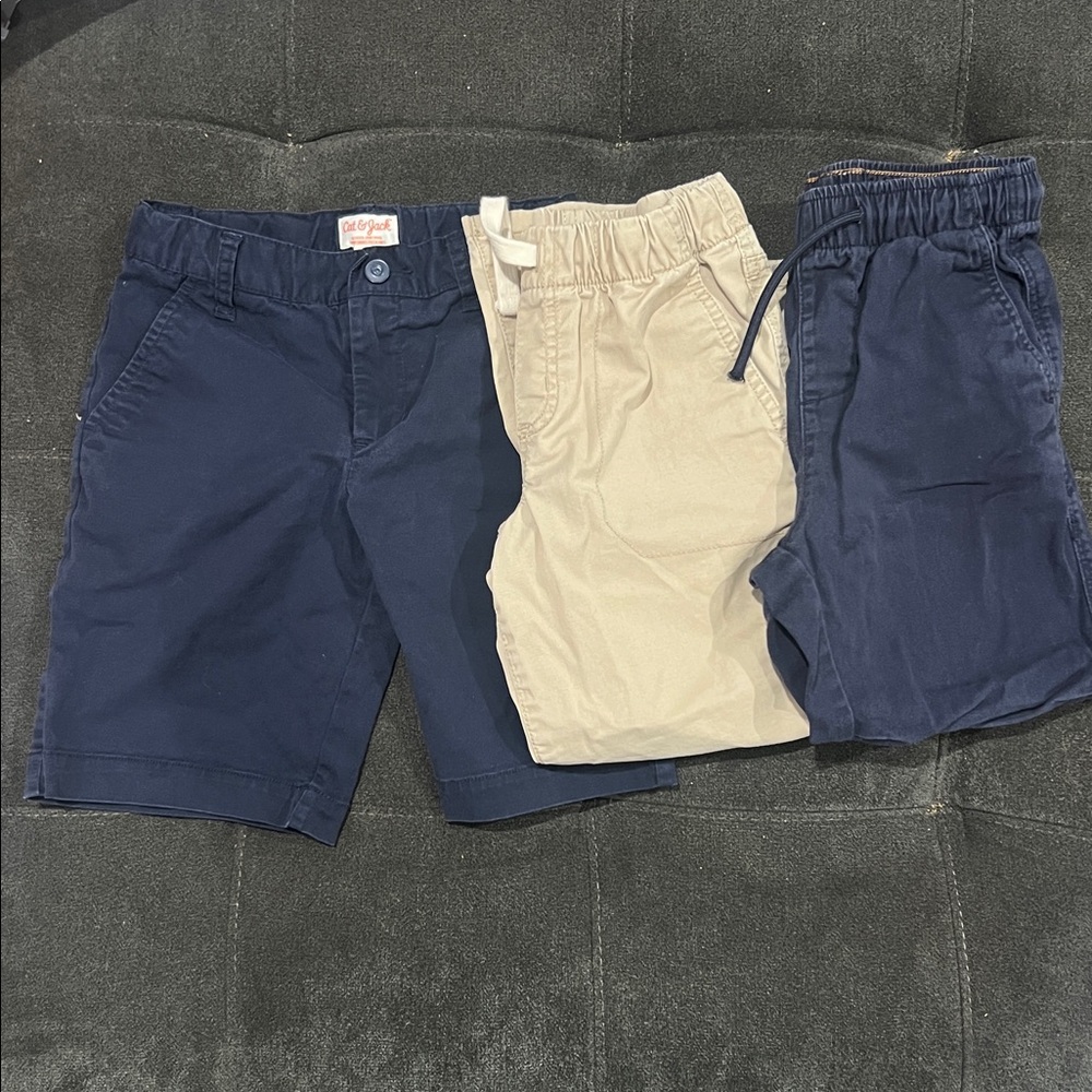 Cat & Jack Kids Casual Shorts - Navy and Tan